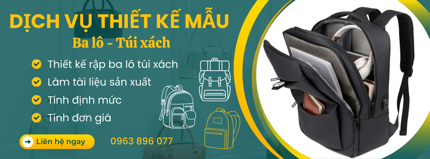 Thiết kế rập ba lô túi xách